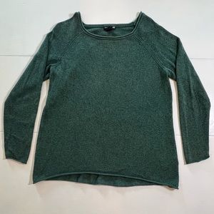 H&M Basic Green Long Sleeve Sweater size Medium